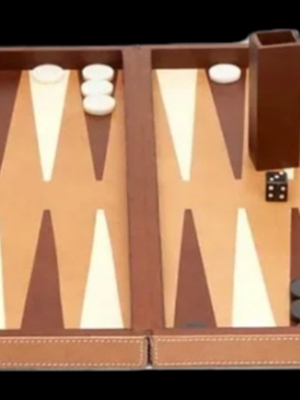 NEW Pigeon And Poodle Grantham Backgammon Game Set